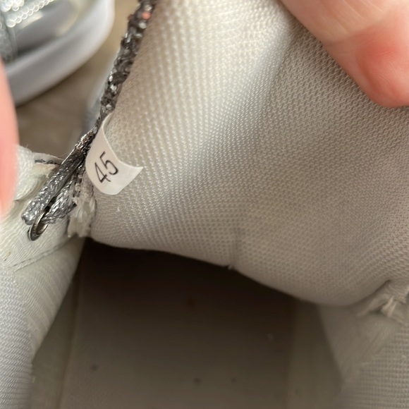 Silver glitter high tops - Picture 5 of 9